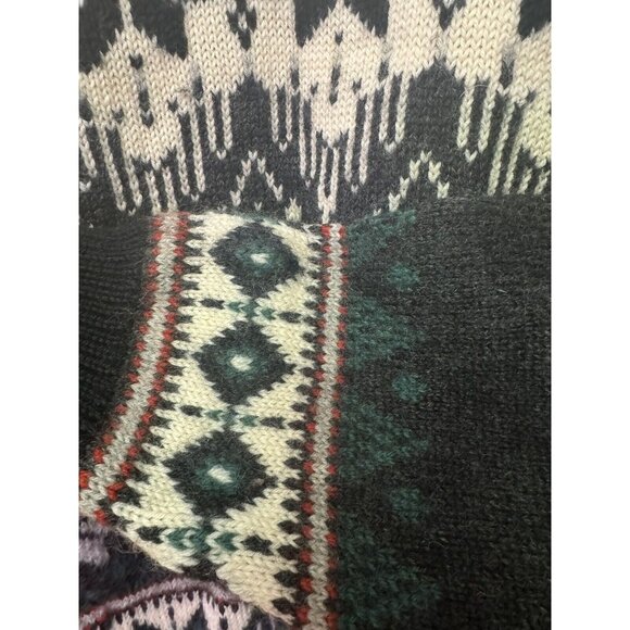 Vintage 90s Dale Of Norway Pure New Wool Sweater Mens Large Grandpa Christmas - Picture 7 of 11